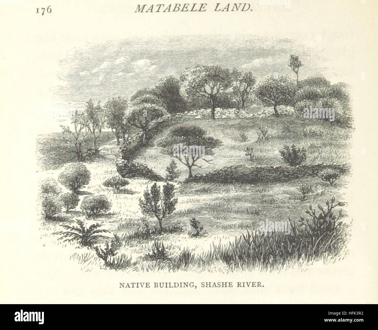 Matabele Land and the Victoria Falls. A naturalist's wanderings in the interior of South Africa. From the letters and journals of the late Frank Oates, F.R.G.S. Edited by C. G. Oates. (Memoir.) Image taken from page 248 of 'Matabele Land and the Stock Photo