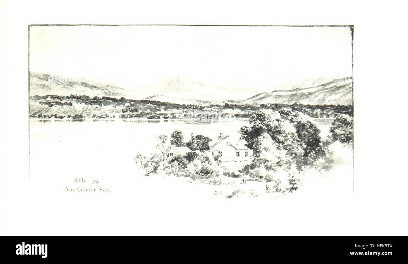 Image taken from page 111 of 'Aus den Alpen ... Illustriert, etc' Image taken from page 111 of 'Aus den Alpen Stock Photo