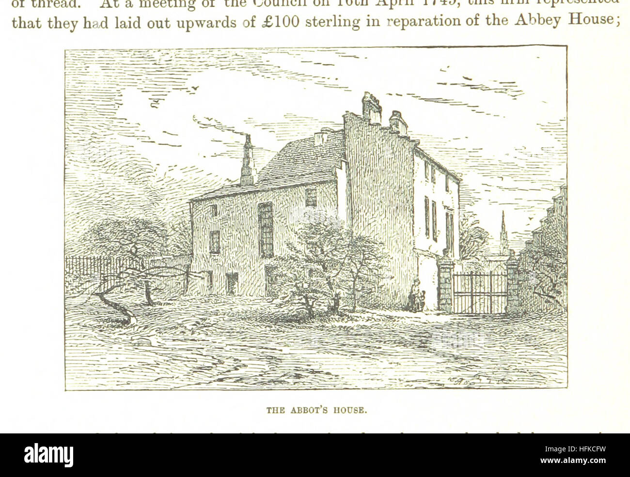Image taken from page 120 of 'History of Arbroath to the present time ... Second edition' Image taken from page 120 of 'History of Arbroath to Stock Photo
