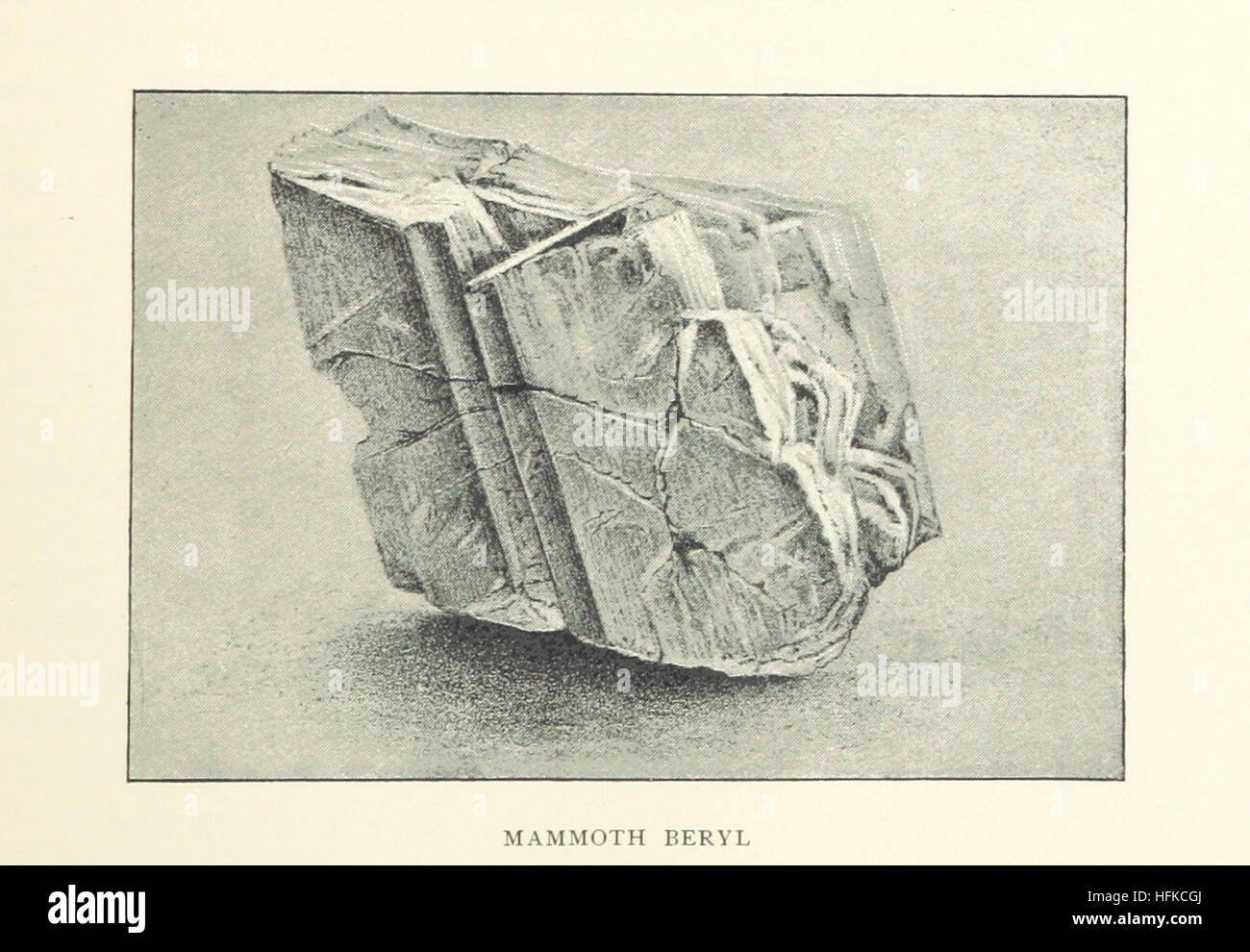 Gems and Precious Stones of North America. A popular description of their occurrence, value, history, archæology, and of the collections in which they exist, also a chapter on pearls and on remarkable foreign gems owned in the United States. Illustrated, etc Image taken from page 101 of 'Gems and Precious Stones Stock Photo