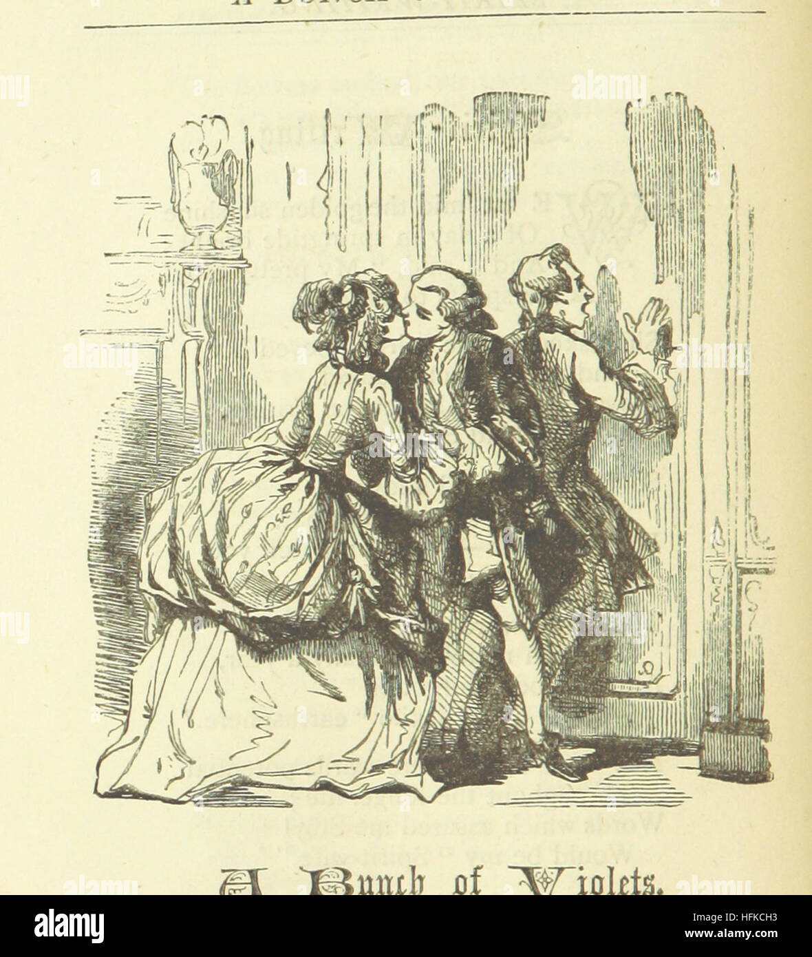 Love Lyrics and Valentine Verses, for young and old. [E. M. Davies. With illustrations.] Image taken from page 120 of 'Love Lyrics and Valentine Stock Photo