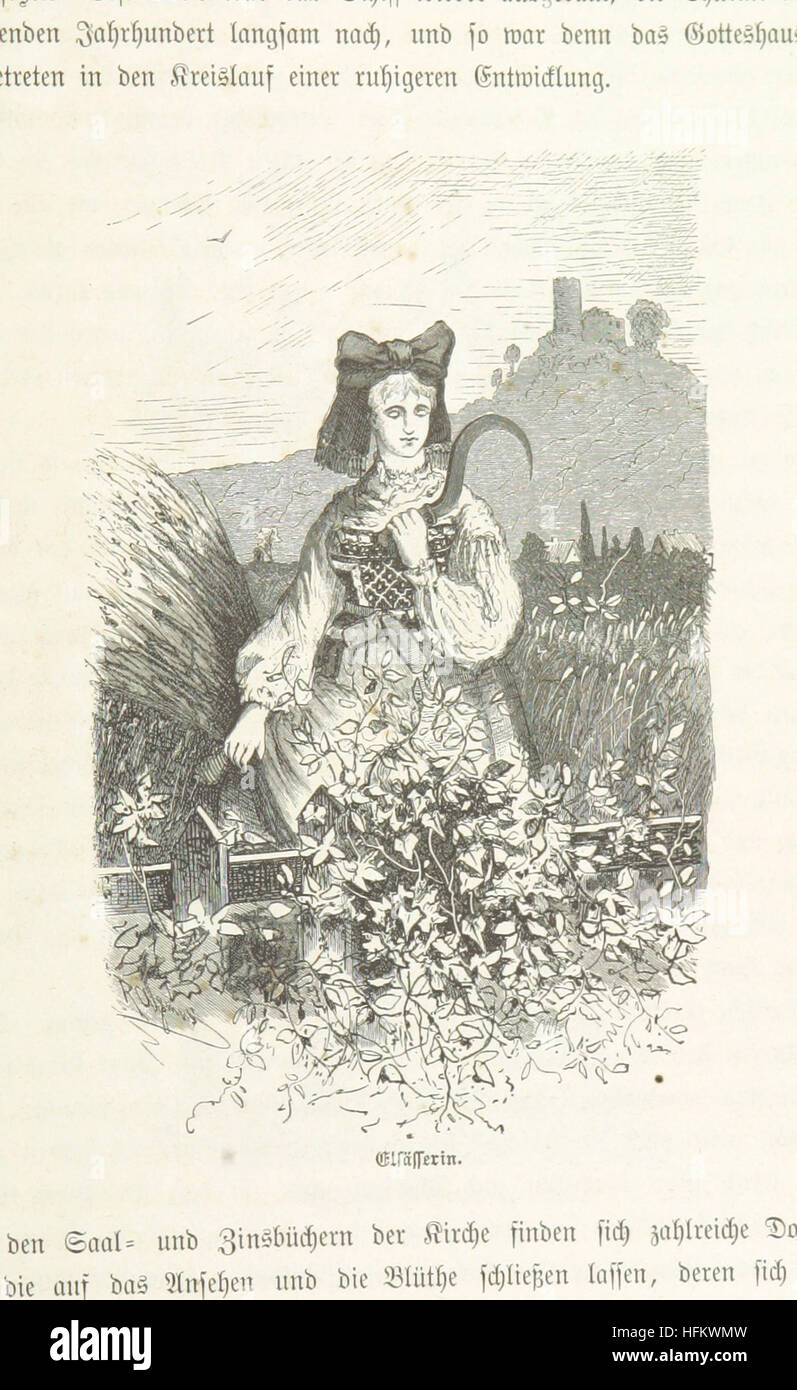 Illustrations of the Alsace-Lorraine region by R. Assmus, featuring ...