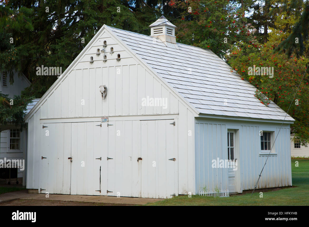 Residence garage, Savenac Historic Tree Nursery, Lolo National Forest