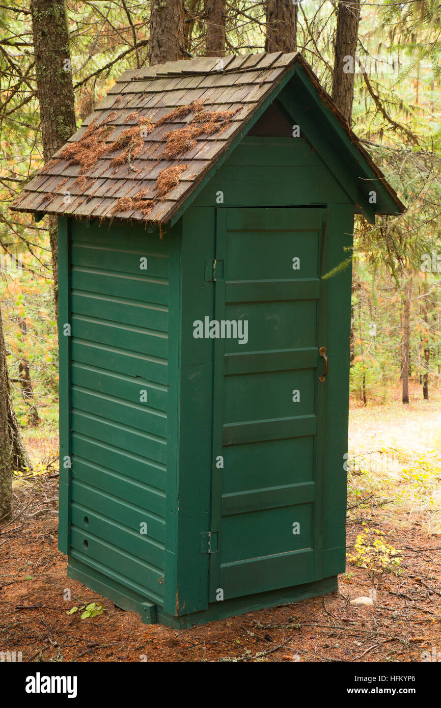 Outhouse, Savenac Historic Tree Nursery, Lolo National Forest, Montana