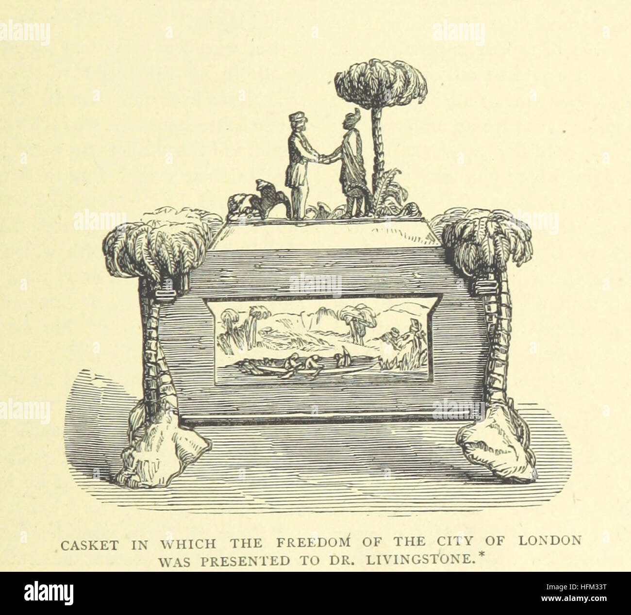 Life and Discoveries of David Livingstone with wood engravings