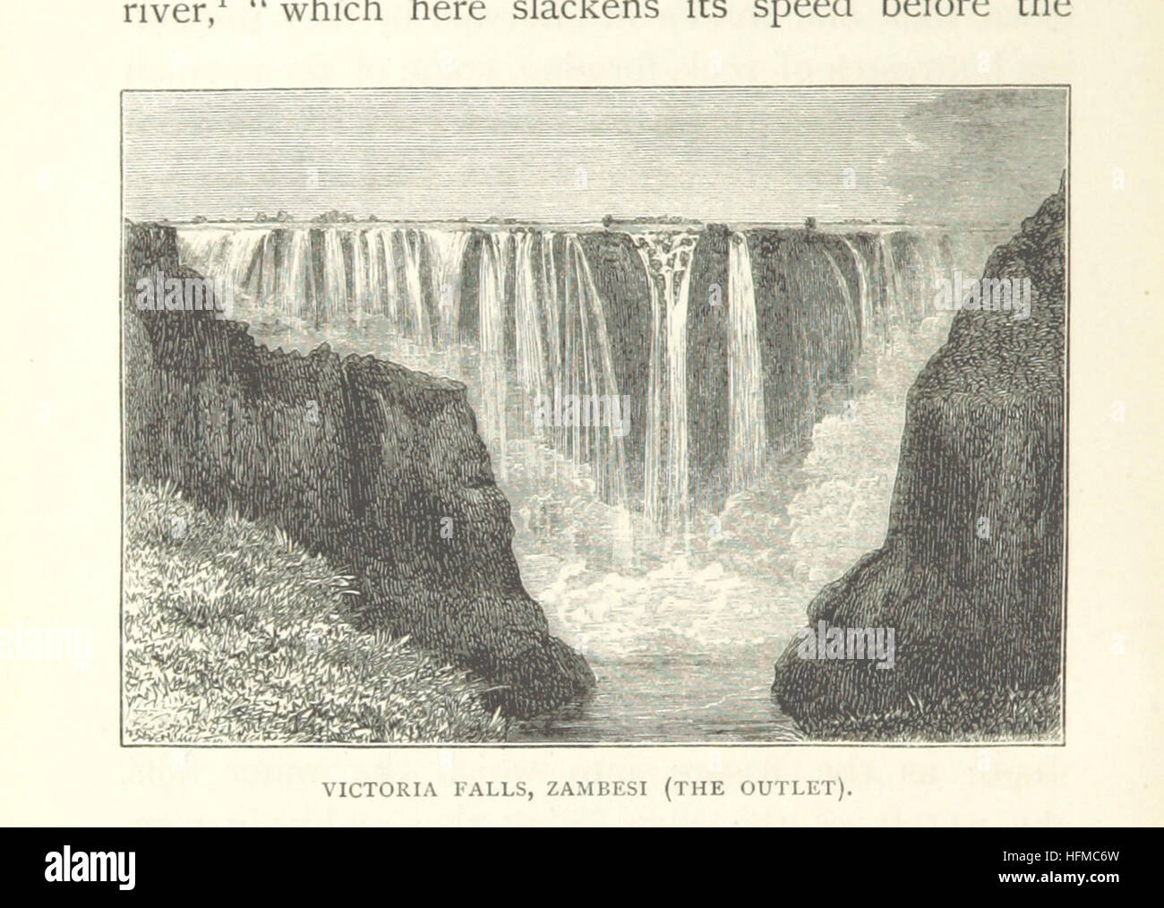 Matabele Land and the Victoria Falls. A naturalist's wanderings in the interior of South Africa. From the letters and journals of the late Frank Oates, F.R.G.S. Edited by C. G. Oates. (Memoir.) Image taken from page 336 of 'Matabele Land and the Stock Photo
