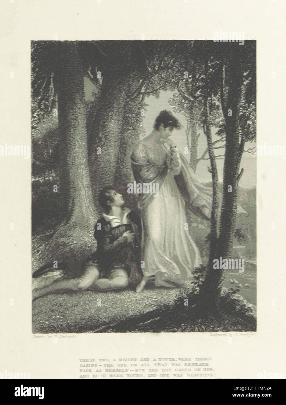 Byron Work Collection This image from 'The Poetical Works of Lord Byron' presents a ...
