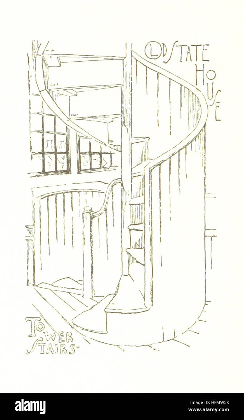 Rambles in Old Boston, New England ... Illustrated by G. R. Tolman Image taken from page 40 of 'Rambles in Old Boston, Stock Photo