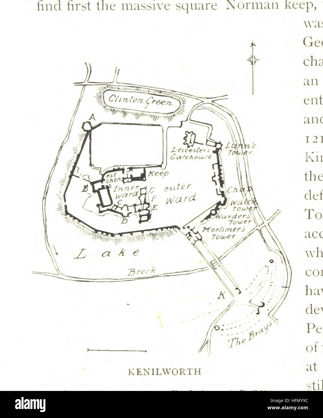 Warwick warwickshire england map hires stock photography and images