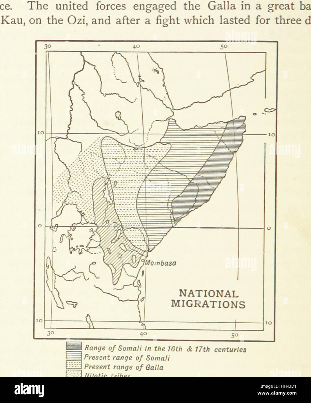 The Great Rift Valley. Being the narrative of a journey to Mount Kenya and Lake Baringo. With some account of the geology, natural history, anthropology, and future prospects of British East Africa ... With maps and illustrations Image taken from page 436 of 'The Great Rift Valley Stock Photo