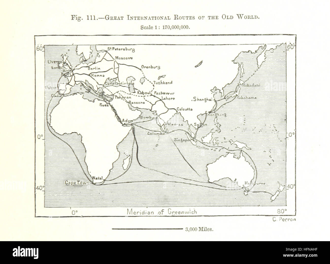 A section of the Universal Geography detailing Europe, including ...