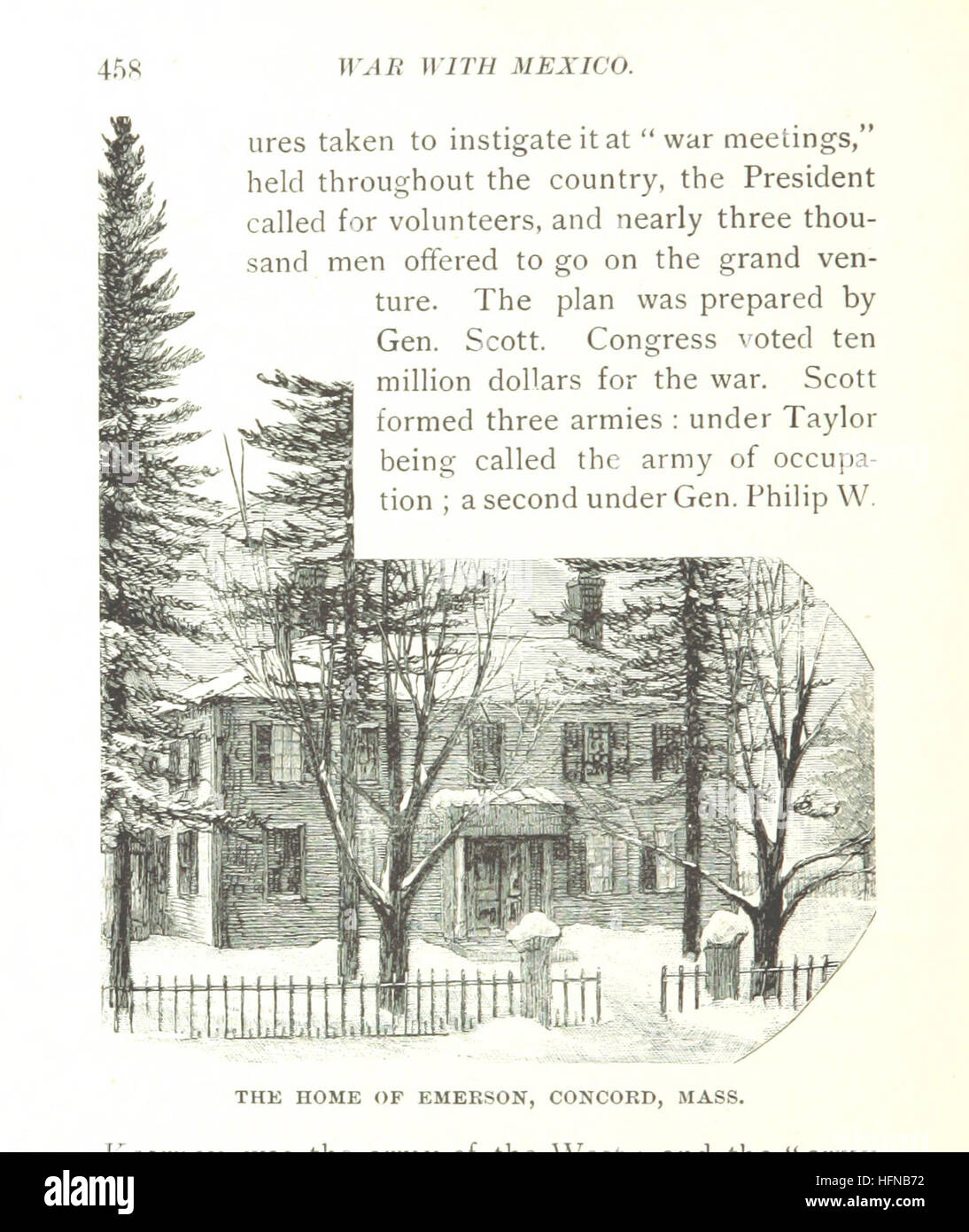 Image taken from page 490 of 'A history of the American People ... With illustrations' Image taken from page 490 of 'A history of the Stock Photo