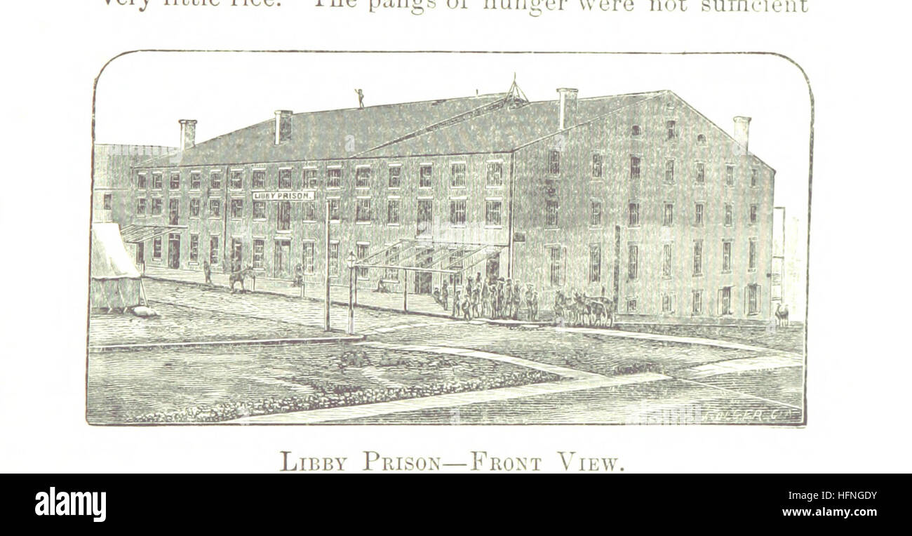 Image taken from page 53 of 'Prisoners of War and Military Prisons. Personal narratives ... With a general account of Prison Life and Prisons in the South during the War of the Rebellion, ... by A. B. Isham ... H. M. Davidson ... and H. B. Furness. [Illus Image taken from page 53 of 'Prisoners of War and Stock Photo