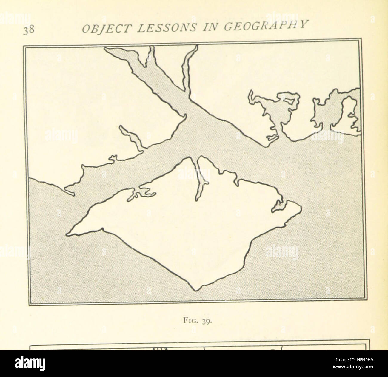 An educational textbook providing geography lessons for primary school