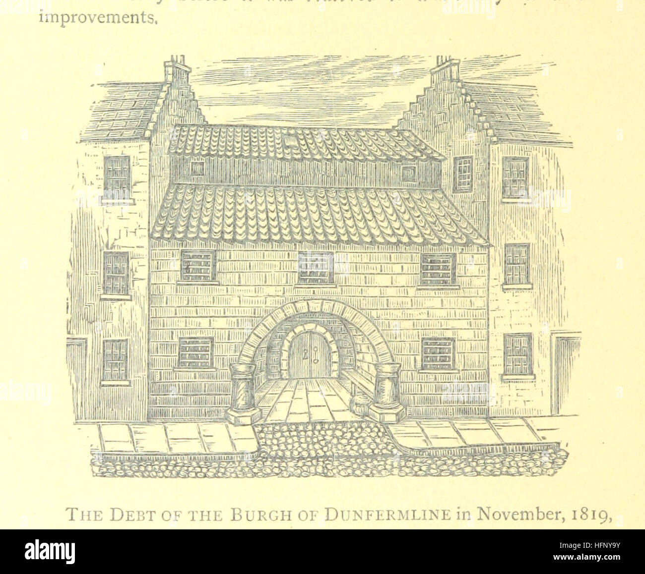 This image is from 'The Annals of Dumfermline,' detailing the history ...
