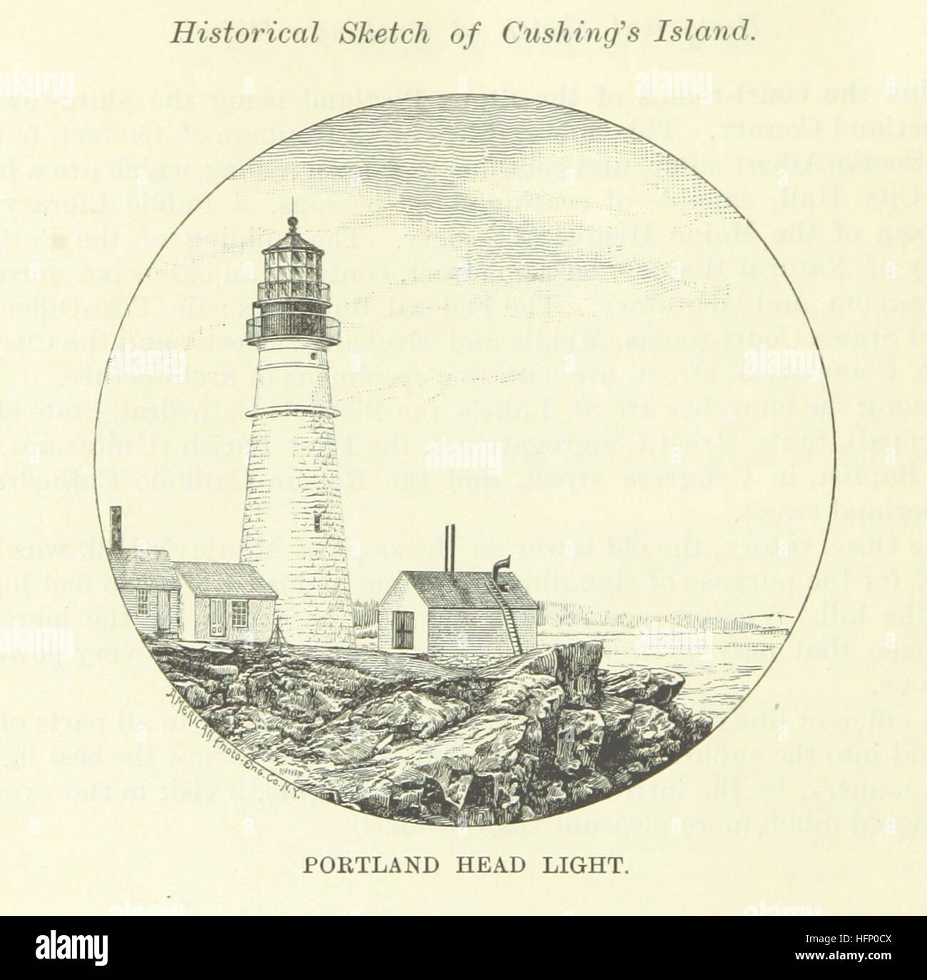 An historical sketch, guide book, and prospectus of Cushing's Island, ... Maine Image taken from page 64 of 'An historical sketch, guide Stock Photo