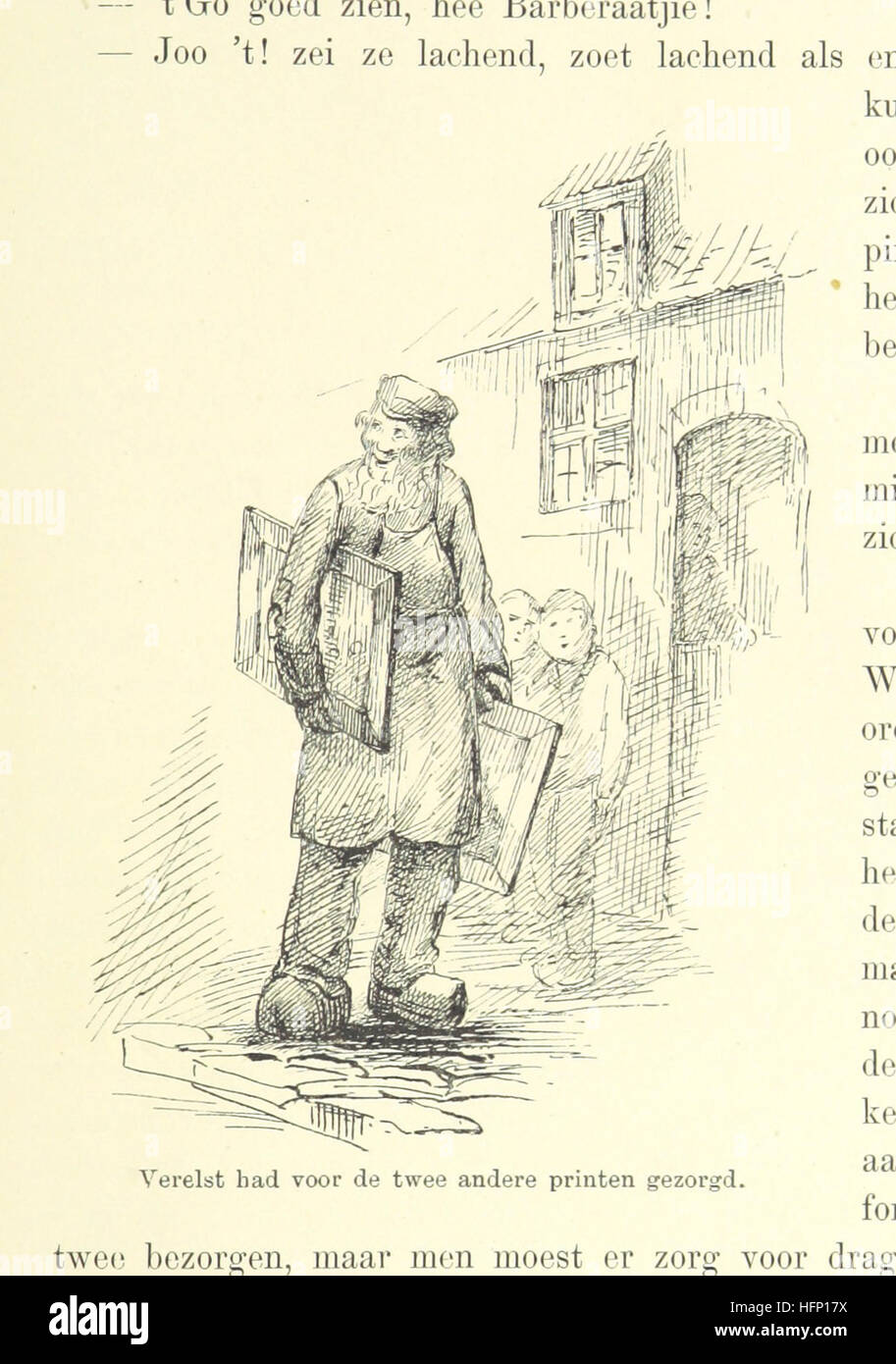 An illustration from page 65 of 'Aan het Minnewater,' offering a ...