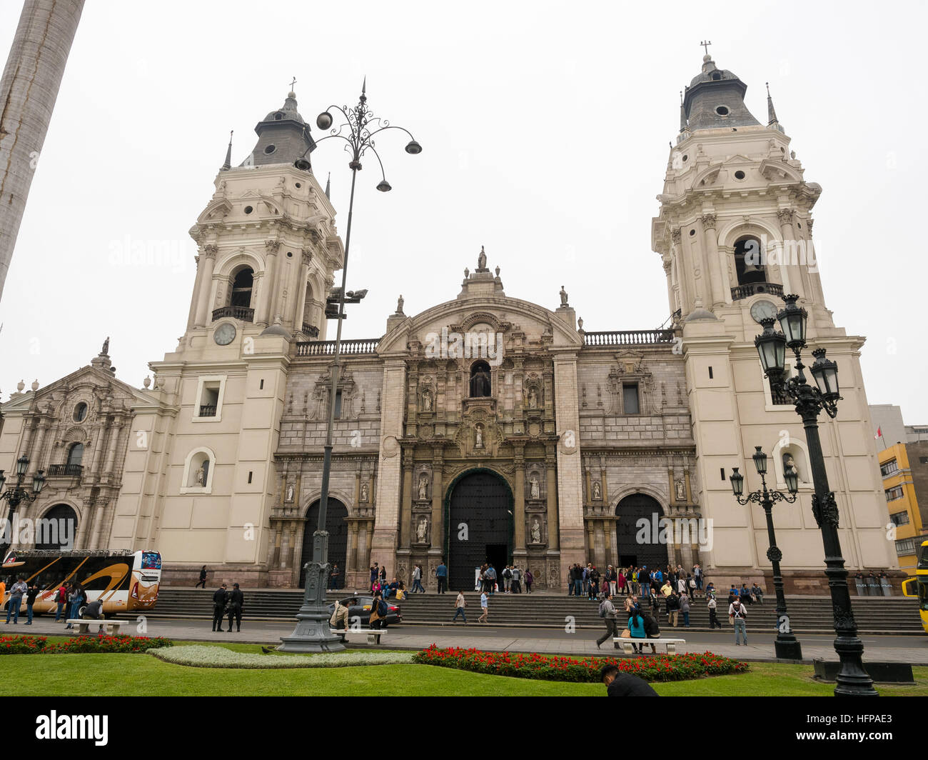 Lima Cathedral Stock Photo