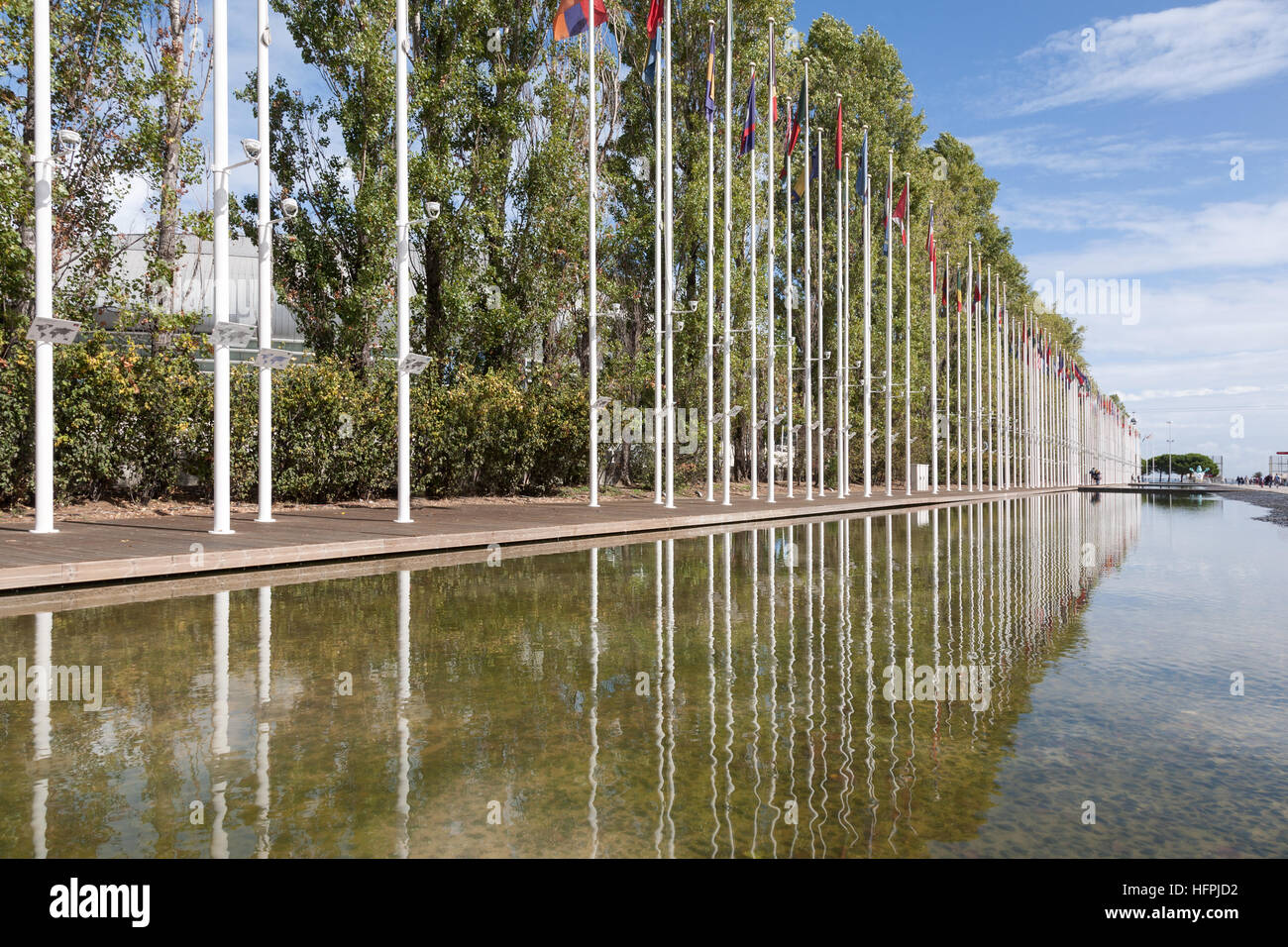 Parque das Nacoes aka Nations Park, Lisbon, Portugal Stock Photo