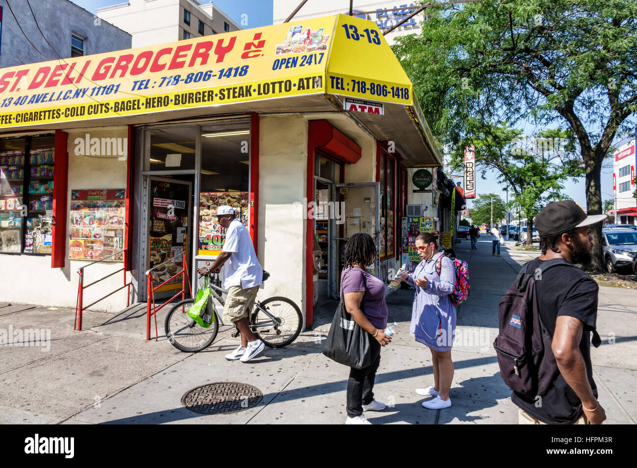 Hispanic bike riders in city hires stock photography and images Alamy