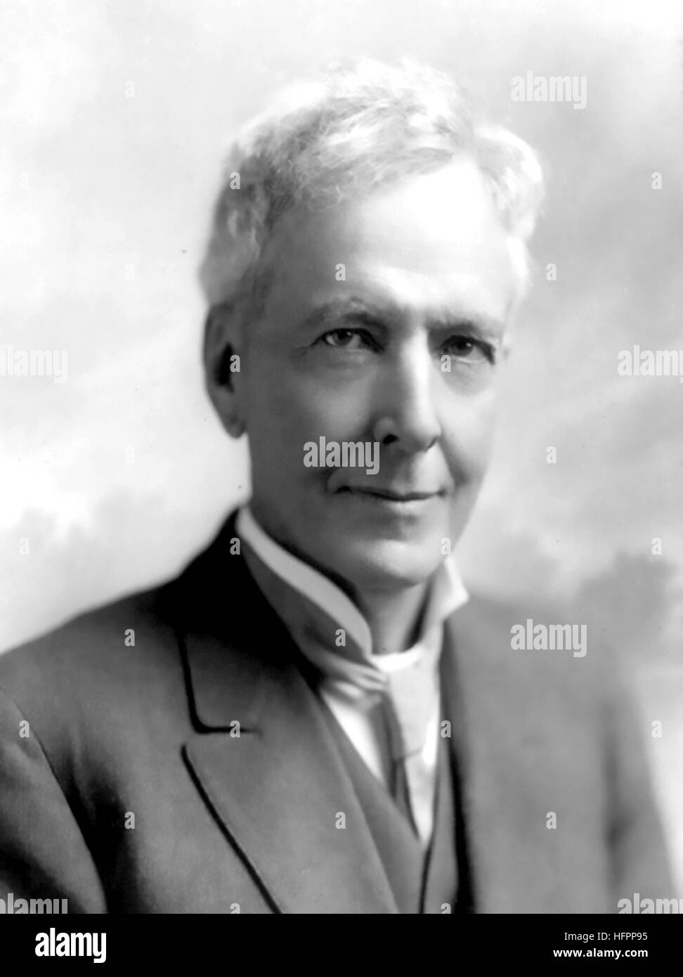 LUTHER BURBANK (1849-1926) American botanist who developed many strains of plants Stock Photo