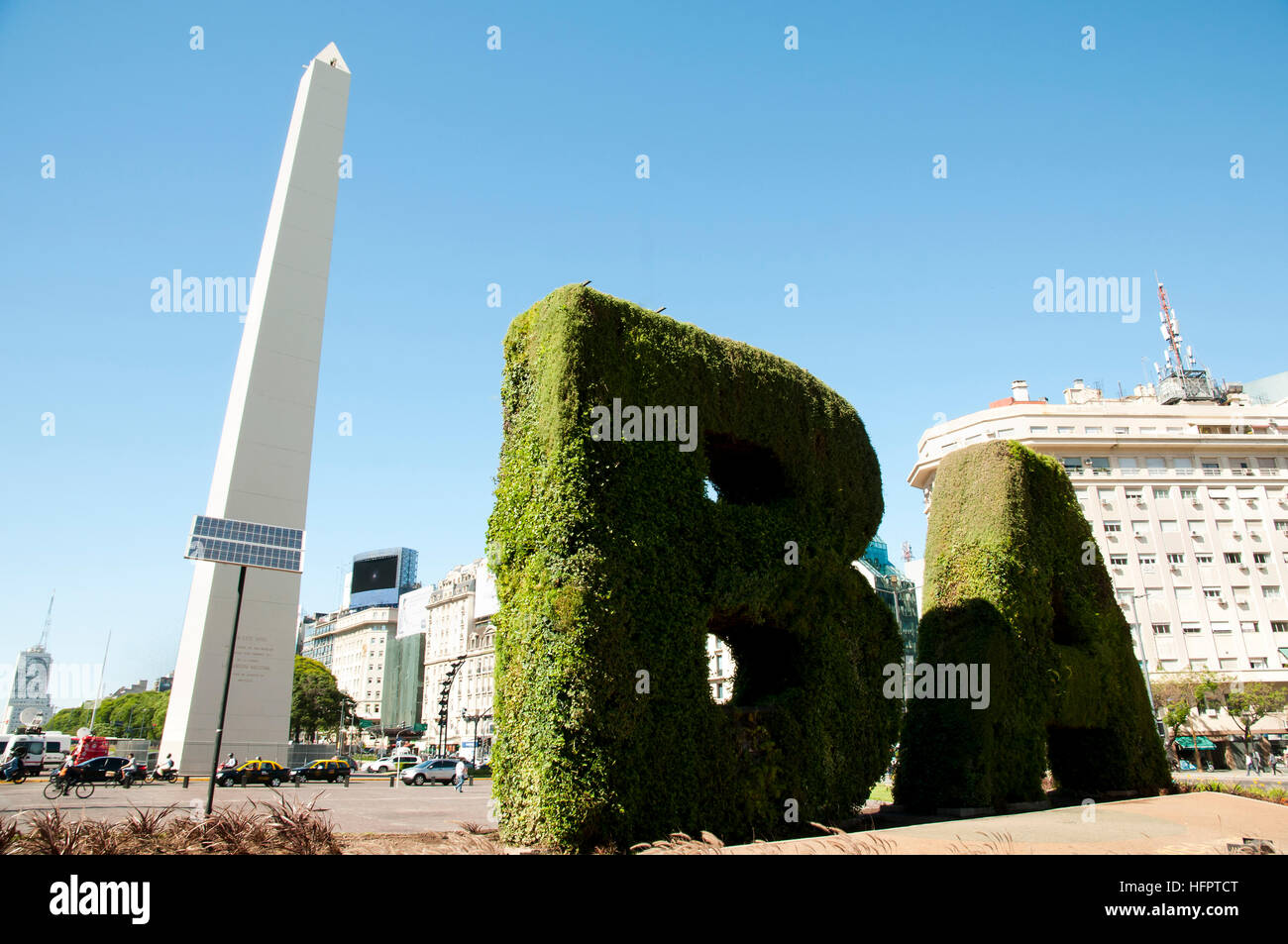 Floral Statue - Buenos Aires - Argentina Stock Photo