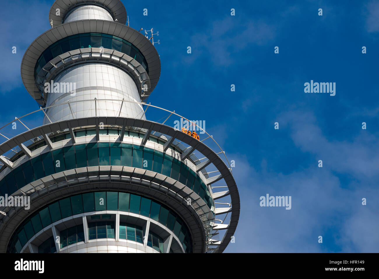 Auckland Sky Tower, Auckland, New Zealand. Stock Photo