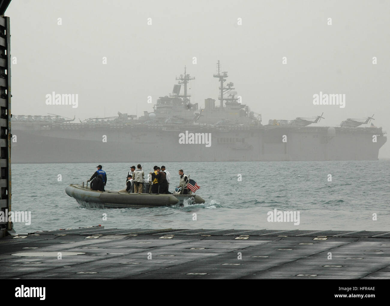 Lpd Rhib Members assigned to USS Tortuga (LSD 46) transit via rigid hull ...