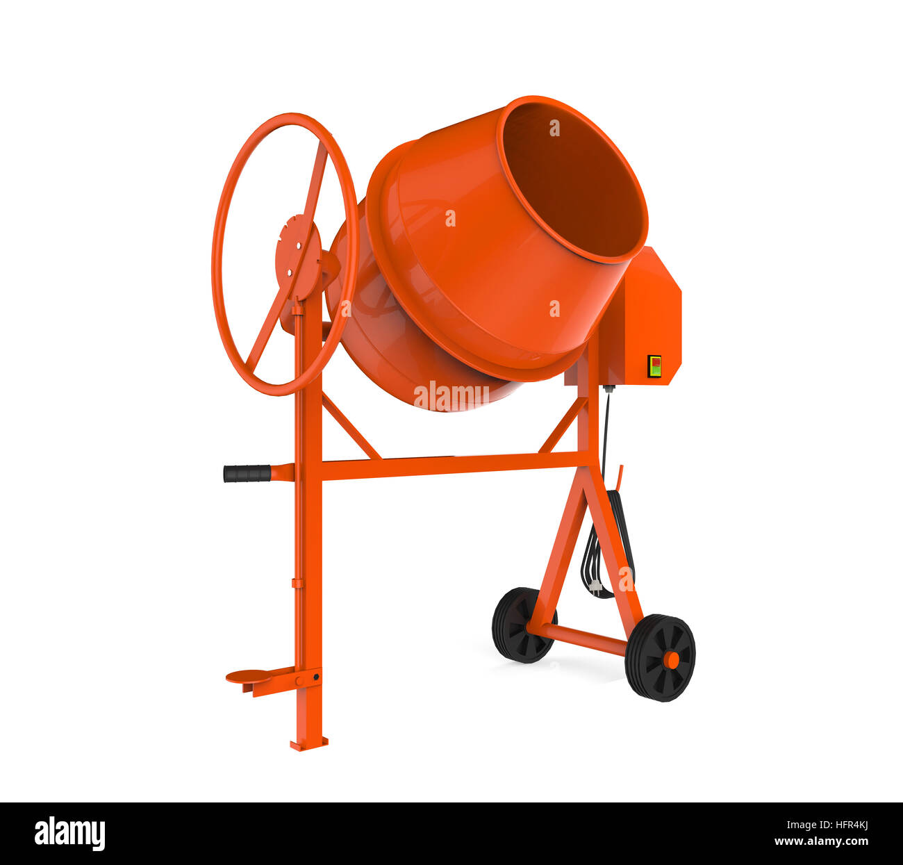 Concrete Mixer Isolated Stock Photo Alamy