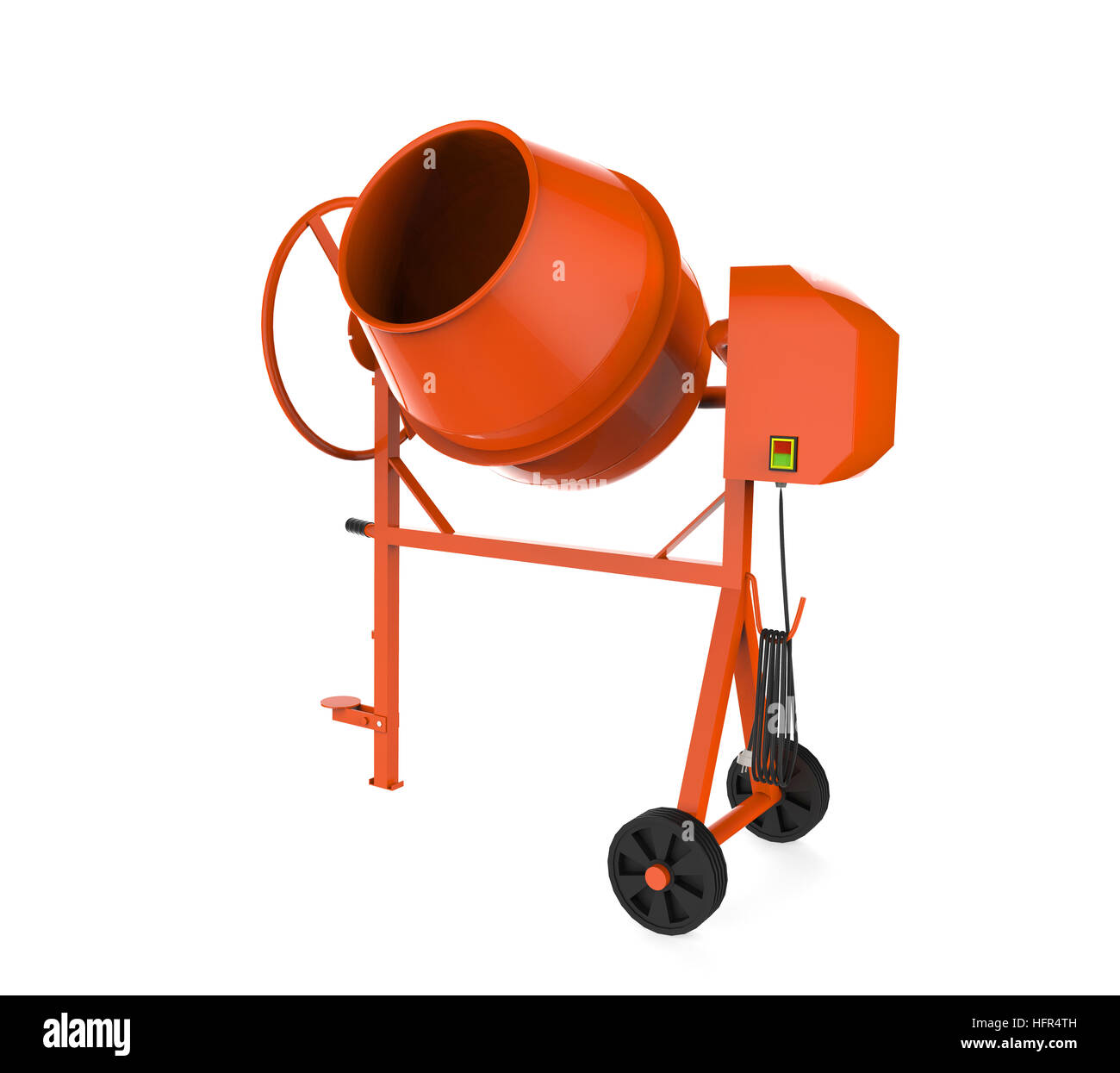 Concrete Mixer Isolated Stock Photo Alamy