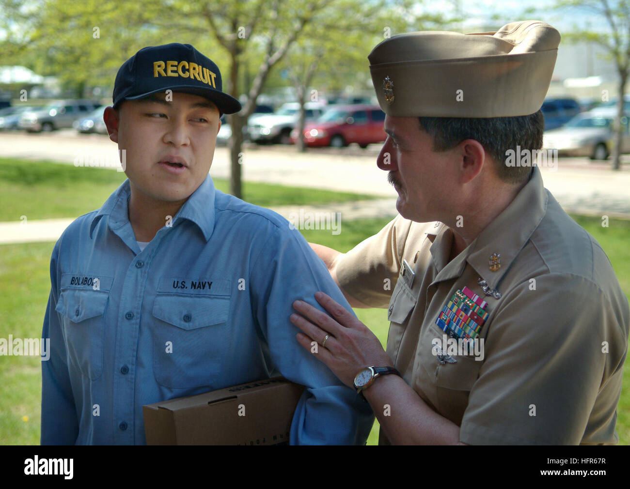 Recruit Training Command (RTC) Great Lakes facilities are visited by ...
