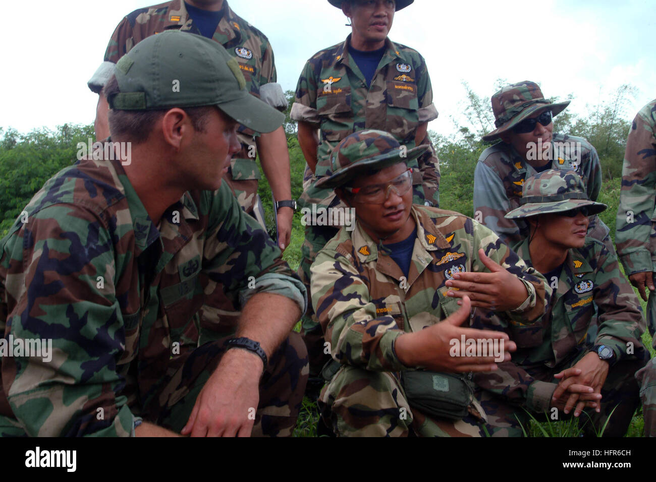 060522 N 4124C 022 Sattanhip Thailand May 22 2006 Mineman 1st Class Alex Tracy Assigned 