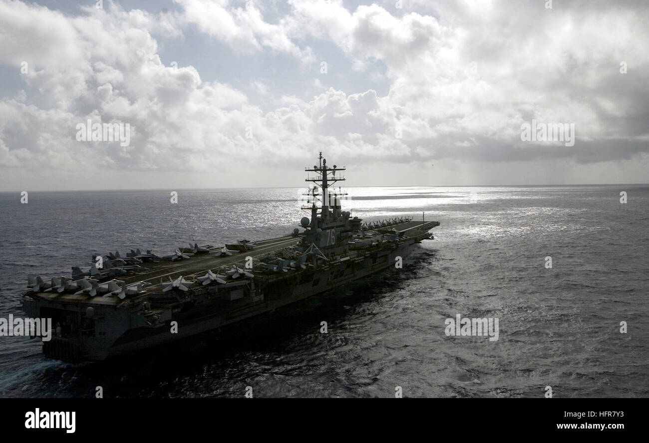 Kitty hawk and nimitz carrier strike groups hi-res stock photography ...