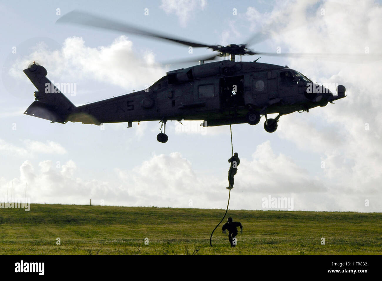 Uh 60 Fast Roping Vector NSW Sailors fast rope from an HH-60H helicopter during Strike Warfare ...