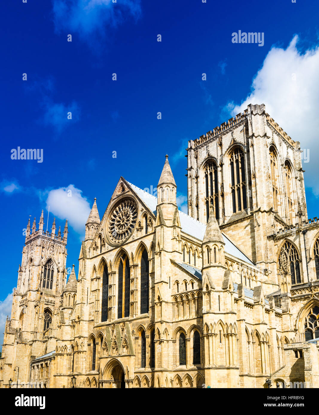 York Minster Cathedral, North Yorkshire, England, UK. Stock Photo