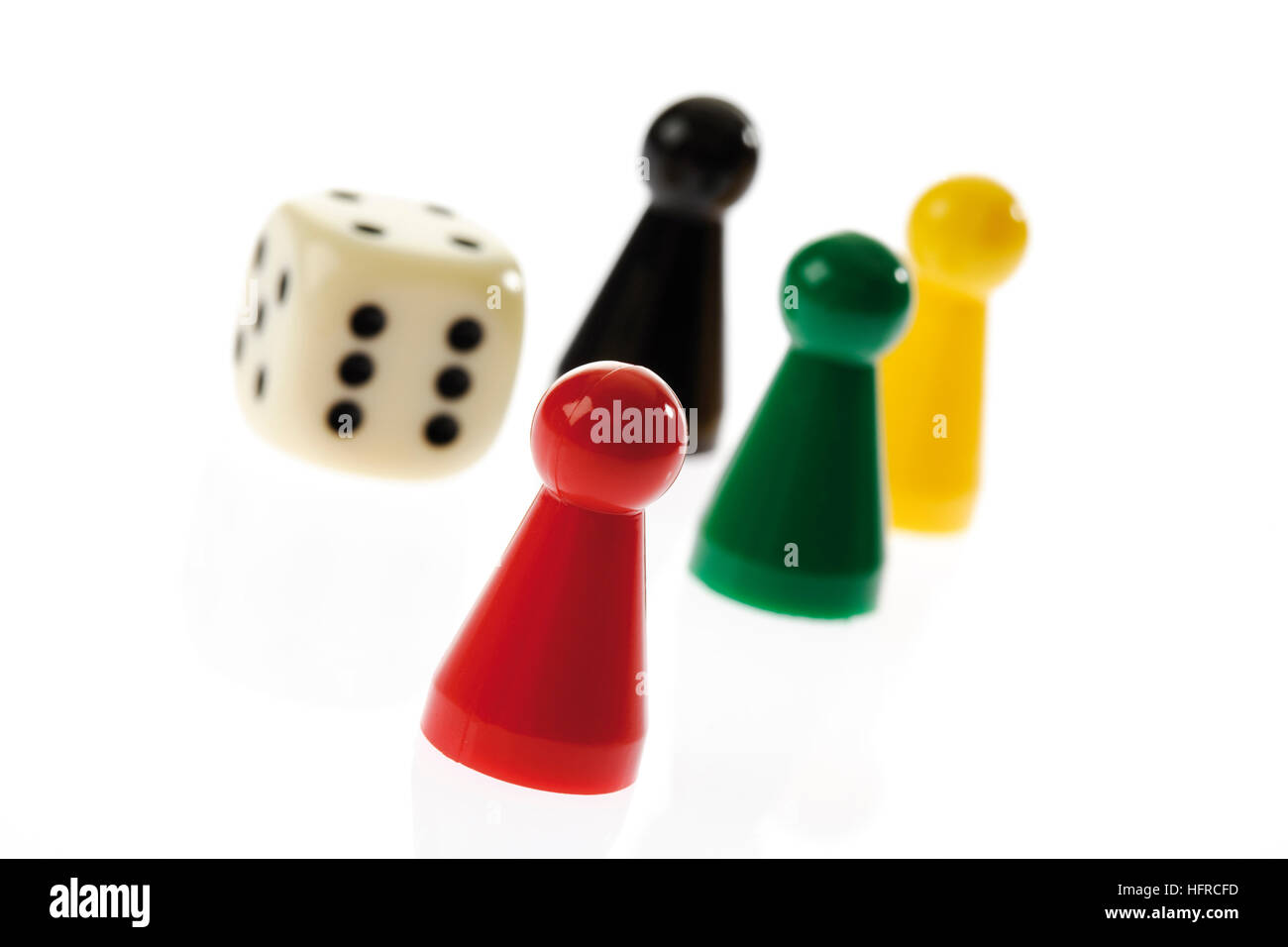 Many board game pieces Stock Photo - Alamy