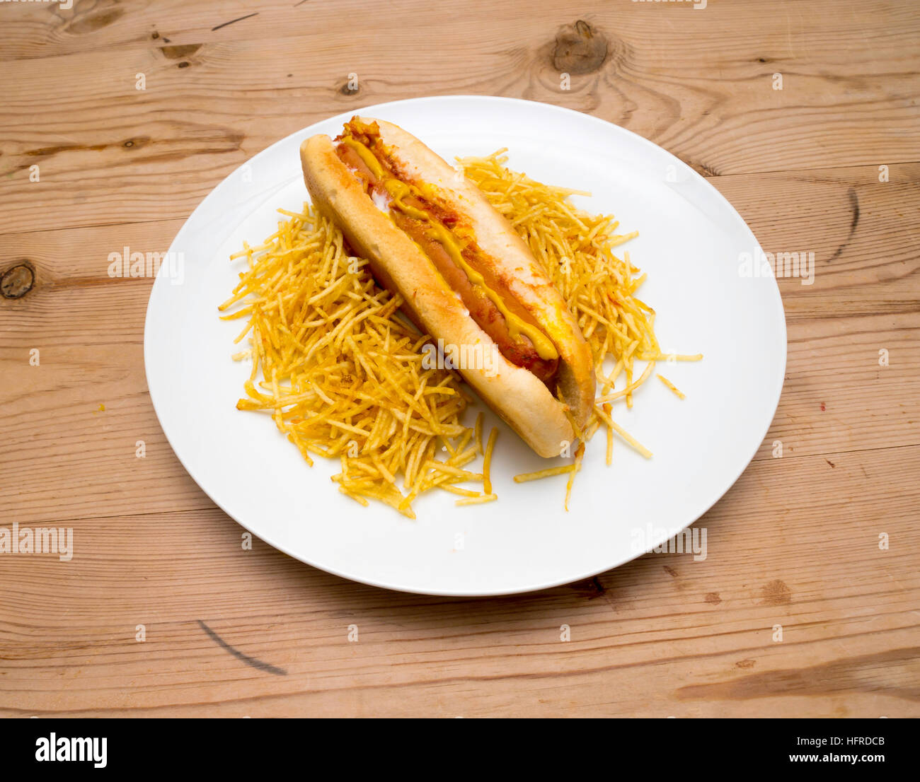 Foto de Brazilian Hot Dog do Stock