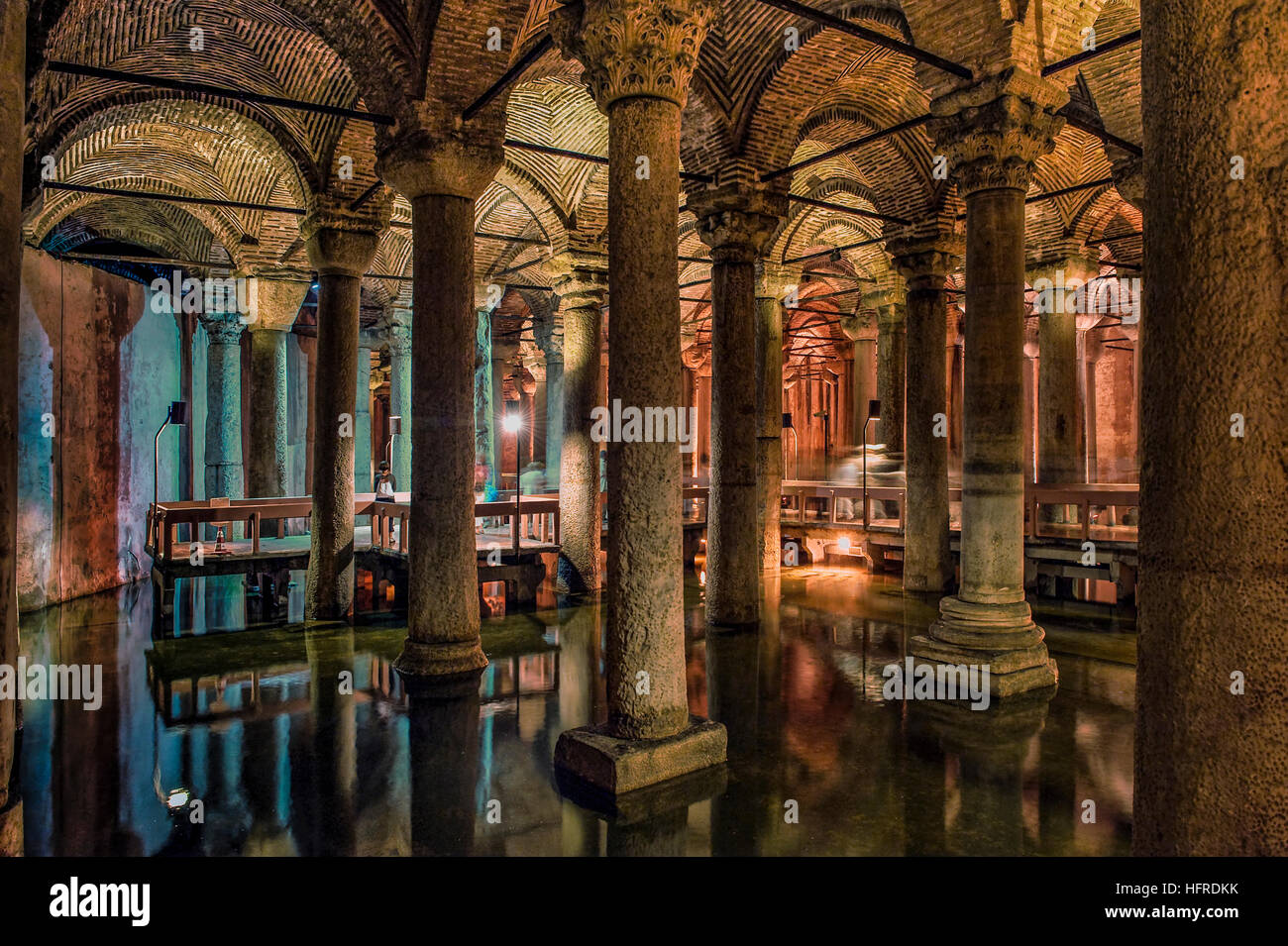 The Basilica Cistern,Yerebatan Istanbul Turkey Stock Photo - Alamy