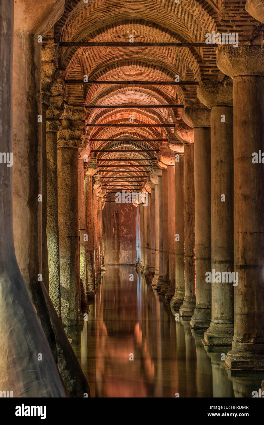 The Basilica Cistern,Yerebatan Istanbul Turkey Stock Photo - Alamy