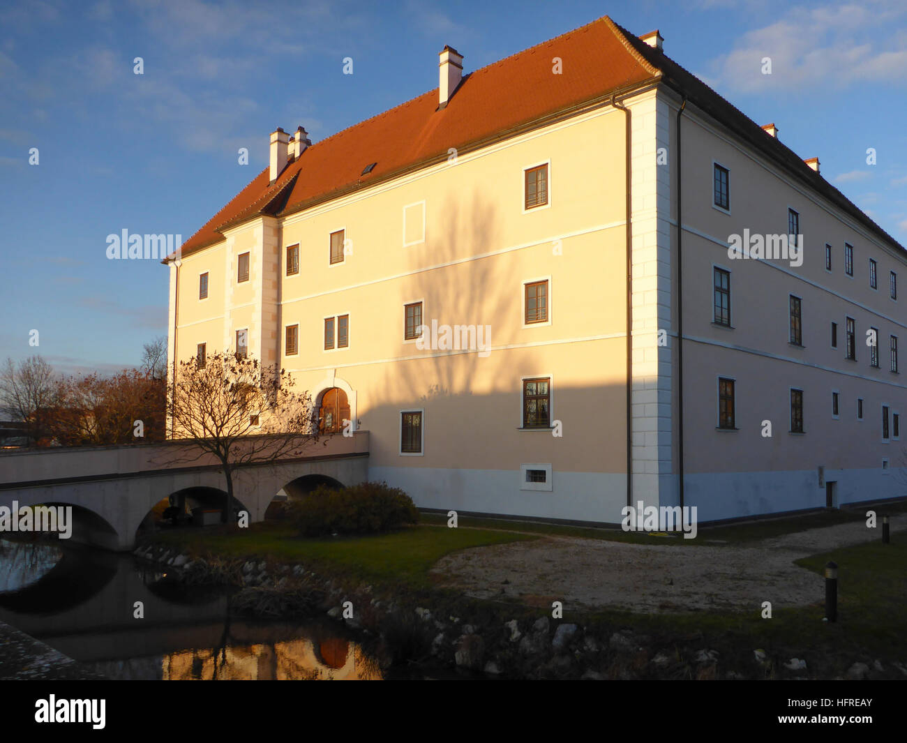 Vösendorf: castle, today town hall, Niederösterreich, Lower Austria, Austria Stock Photo