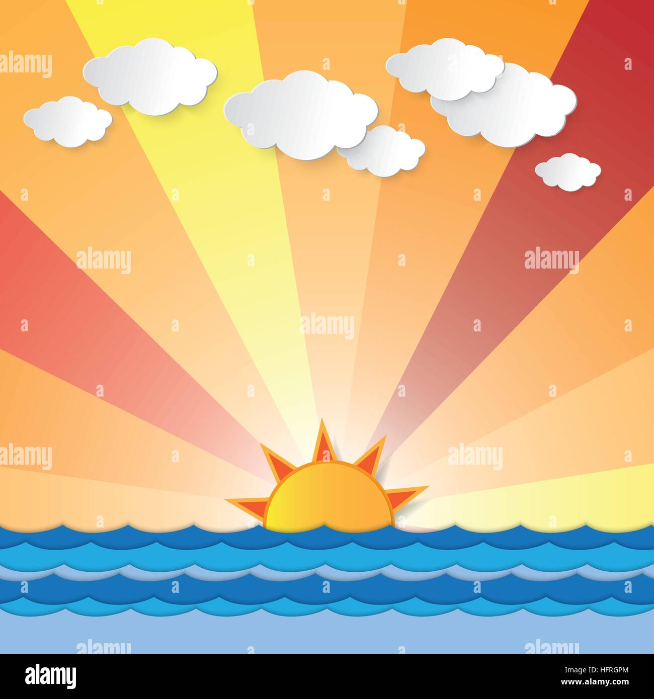 Sunrise and sunset at the horizon of the sea and ocean. Sun light shining to the cloudy sky. Vector graphic design Stock Vector Image & Art - Alamy Sunrise and sunset at the horizon of the sea and ocean. Sun light shining to the cloudy sky. Vector graphic design Stock Vector Image & Art - Alamy