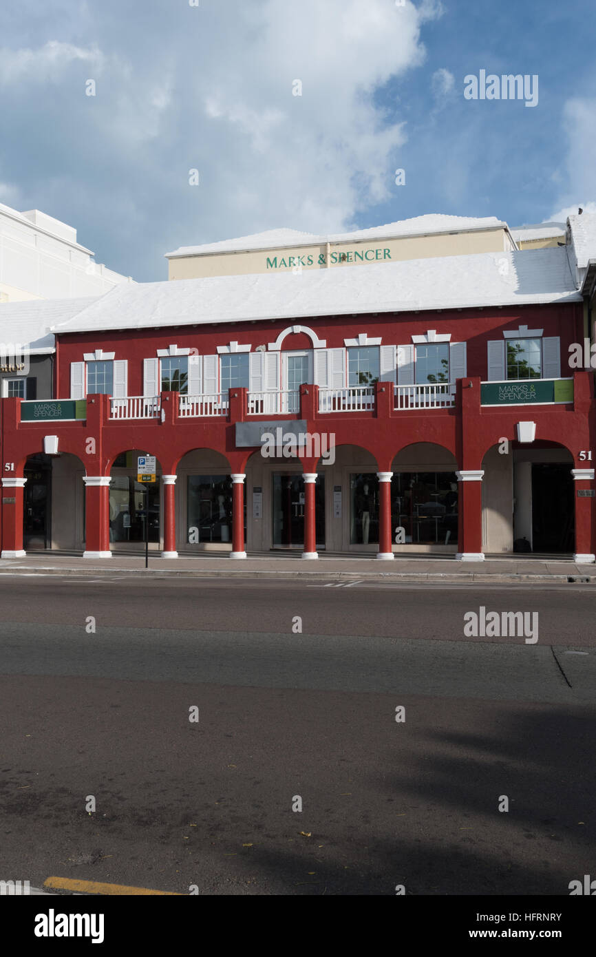 Marks & Spencer store in Hamilton, Bermuda Stock Photo Alamy