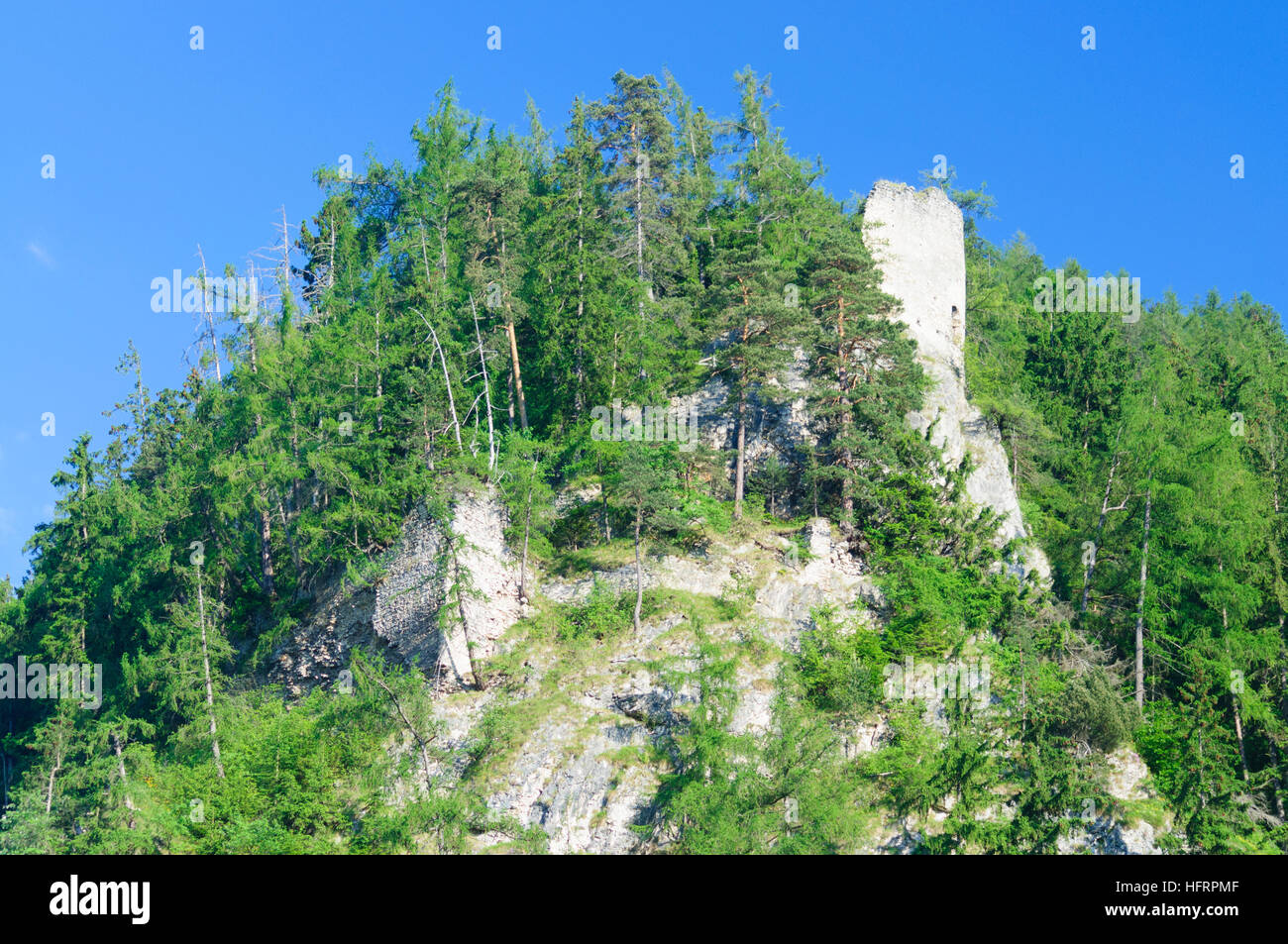 Judenburg: Liechtenstein Castle, Murtal, Steiermark, Styria, Austria Stock Photo