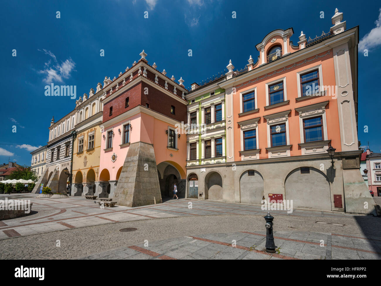 Burgher houses, Szynkler House on right, 16th century, Renaissance