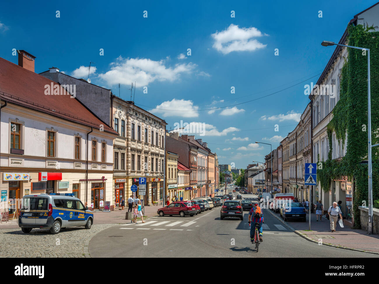 Ulica Lwowska in Tarnow, Malopolska, Poland Stock Photo