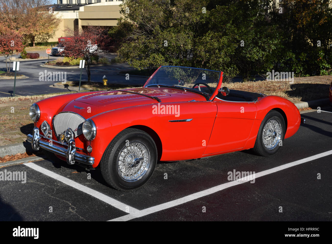 An Austin Healey Sports Car Stock Photo Alamy