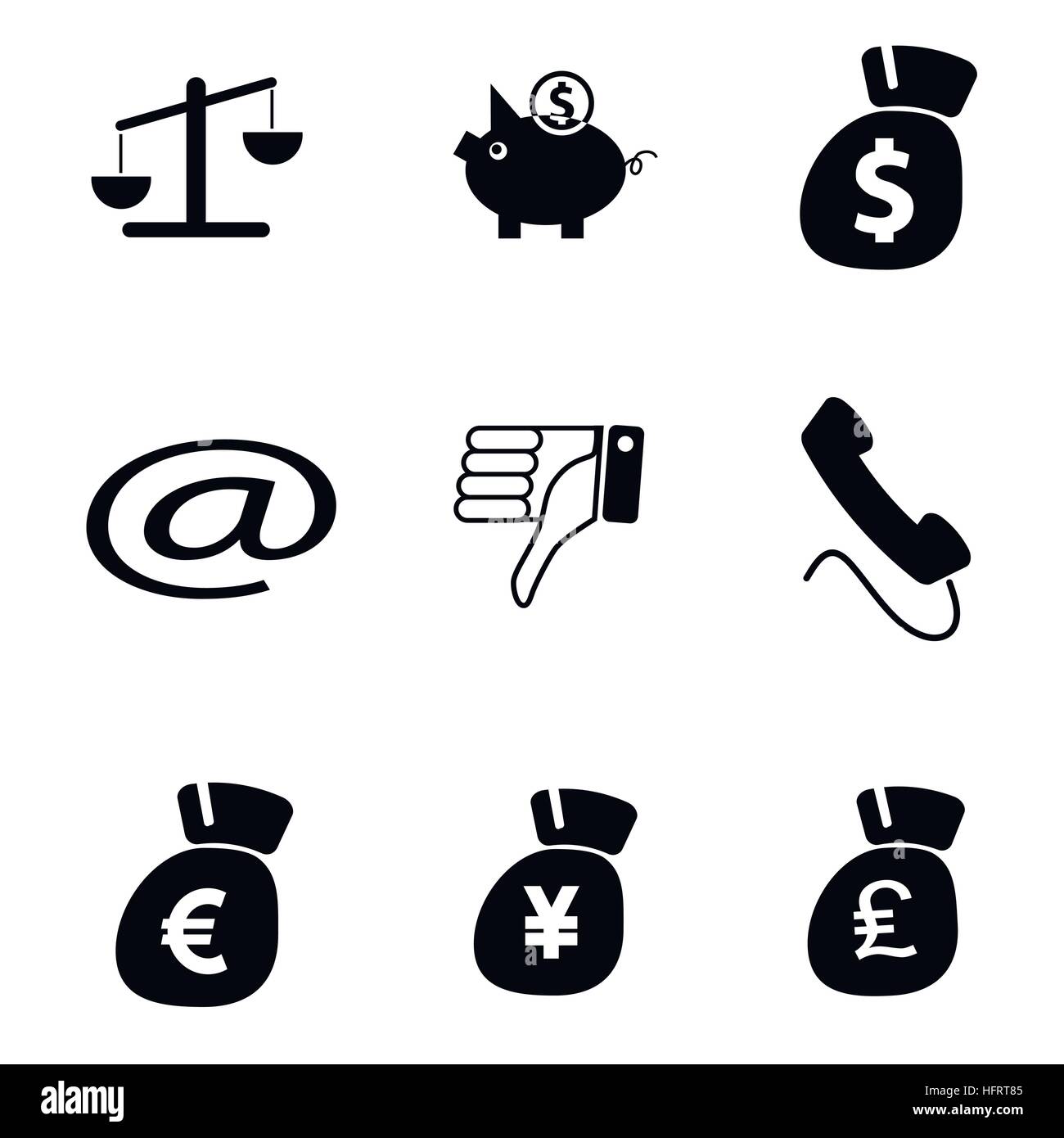 vector business icons set 7 Stock Vector Image & Art - Alamy