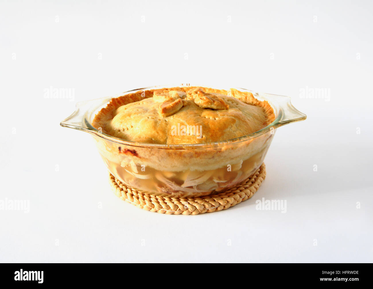A freshly baked homemade game pie with pastry crust Stock Photo Alamy