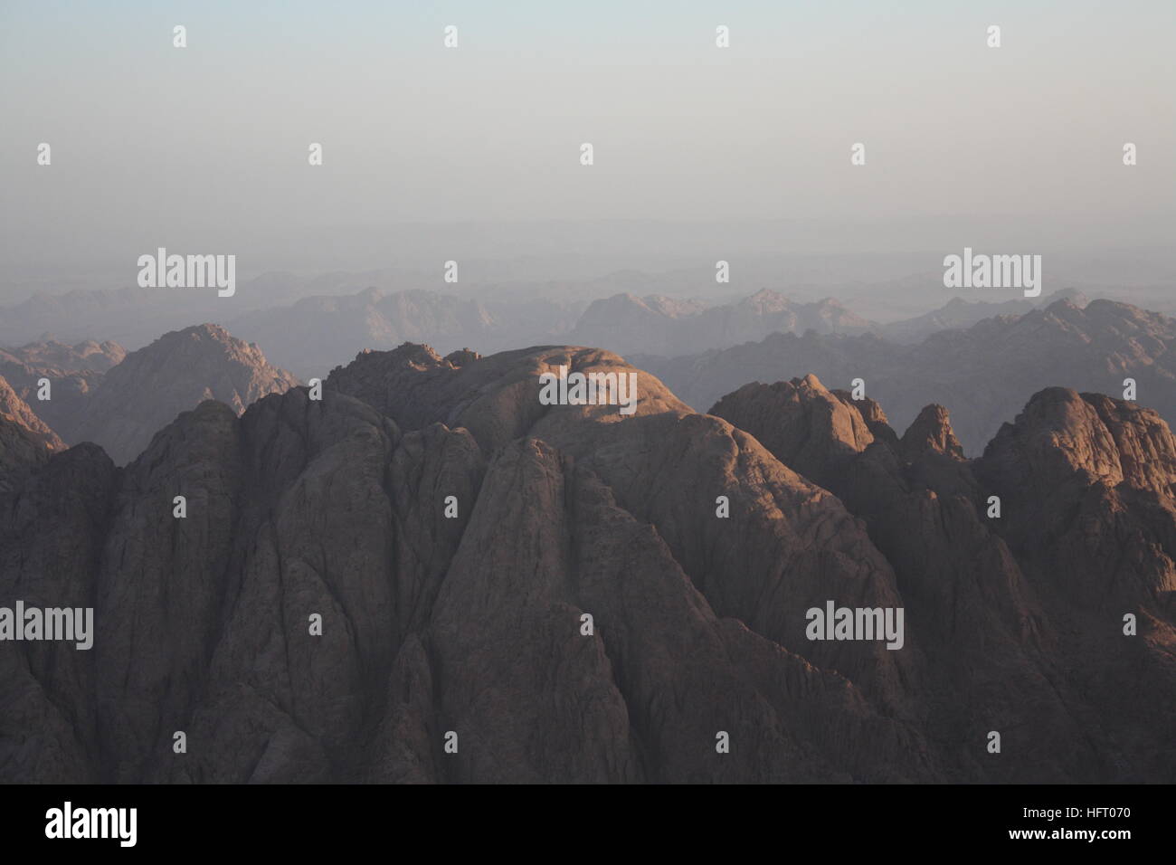 View From Mount Inari The beautiful view from Mount Sinai in Dahab, Sinai, Egypt Stock Photo ...