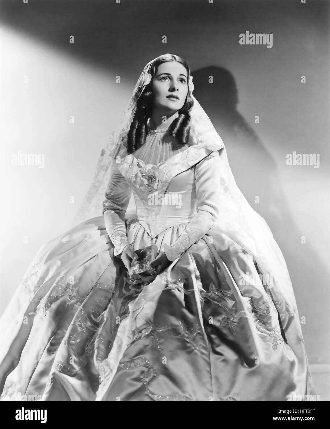 JANE EYRE 1943 20th Century Fox film with Joan Fontaine as Jane Eyre Stock Photo